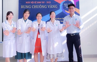Ngày hội vệ sinh tay năm 2023 “Đoàn kết vì sự an toàn – Hãy rửa tay sạch sẽ”.